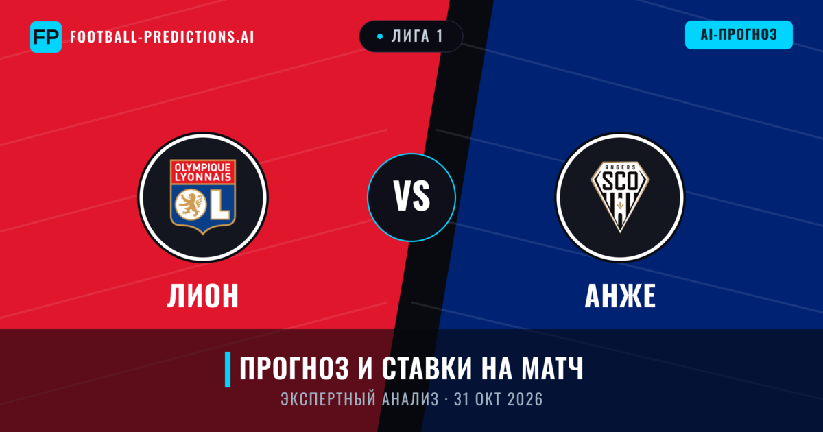 Лион – Анже — прогноз и превью матча
