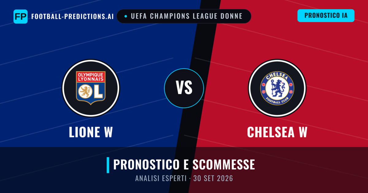 Lione W vs Chelsea W — pronostico e anteprima del match