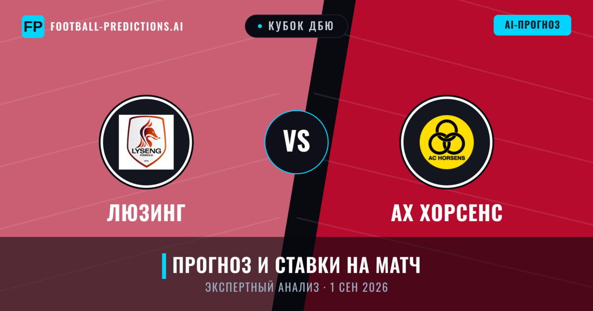 Люзинг – АХ Хорсенс — прогноз и превью матча