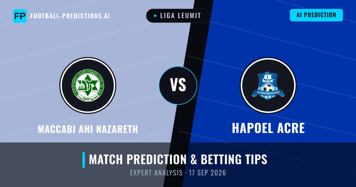 Maccabi Ahi Nazareth vs Hapoel Acre — match prediction & preview