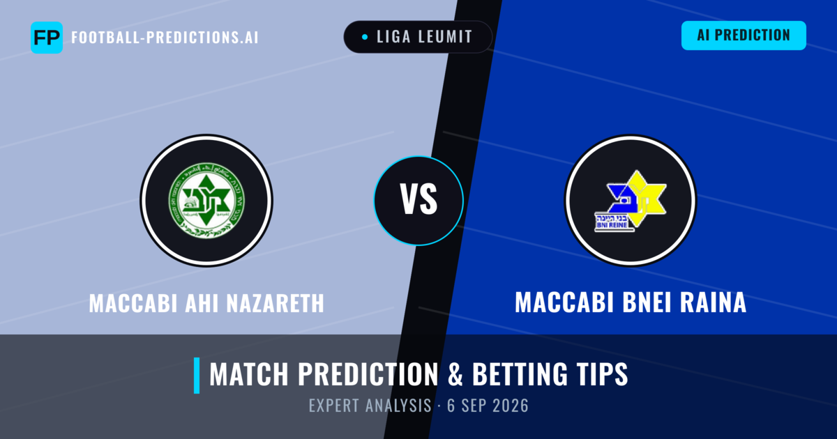 Maccabi Ahi Nazareth vs Maccabi Bnei Raina — match prediction & preview