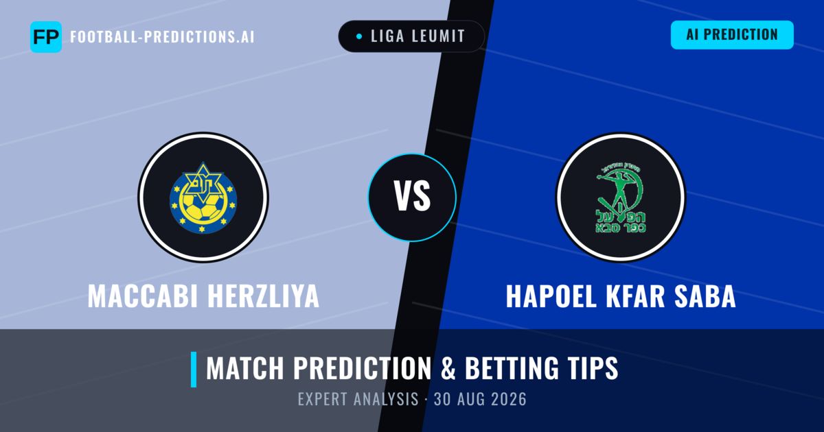 Maccabi Herzliya vs Hapoel Kfar Saba — match prediction & preview