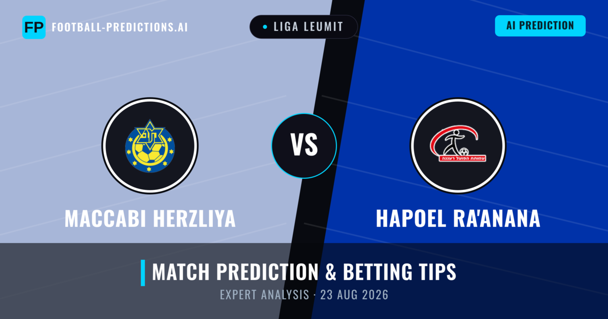 Maccabi Herzliya vs Hapoel Ra'anana — match prediction & preview