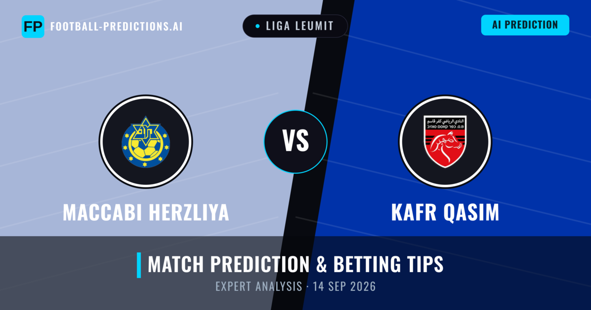 Maccabi Herzliya vs Kafr Qasim — match prediction & preview