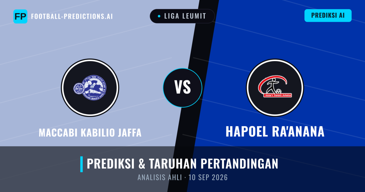 Maccabi Kabilio Jaffa vs Hapoel Ra'anana — prediksi dan pratinjau pertandingan