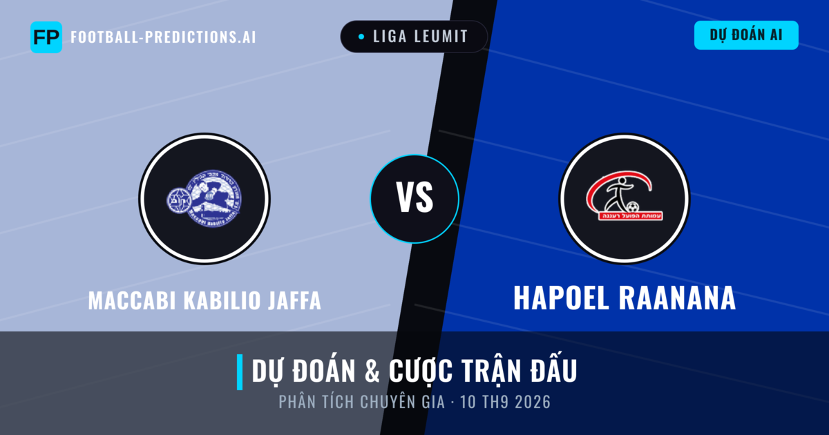 Maccabi Kabilio Jaffa vs Hapoel Raanana — dự đoán và xem trước trận đấu