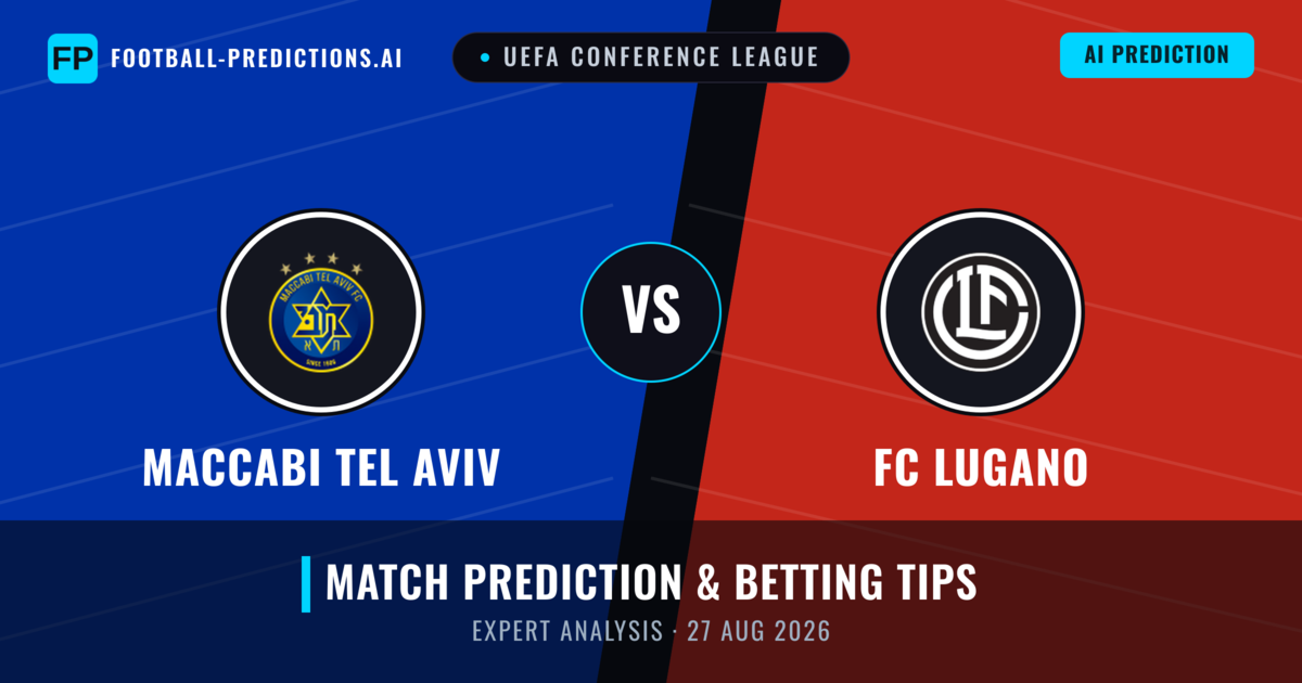 Maccabi Tel Aviv vs FC Lugano — match prediction & preview