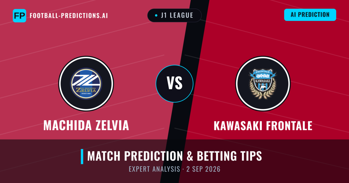 Machida Zelvia vs Kawasaki Frontale — match prediction & preview