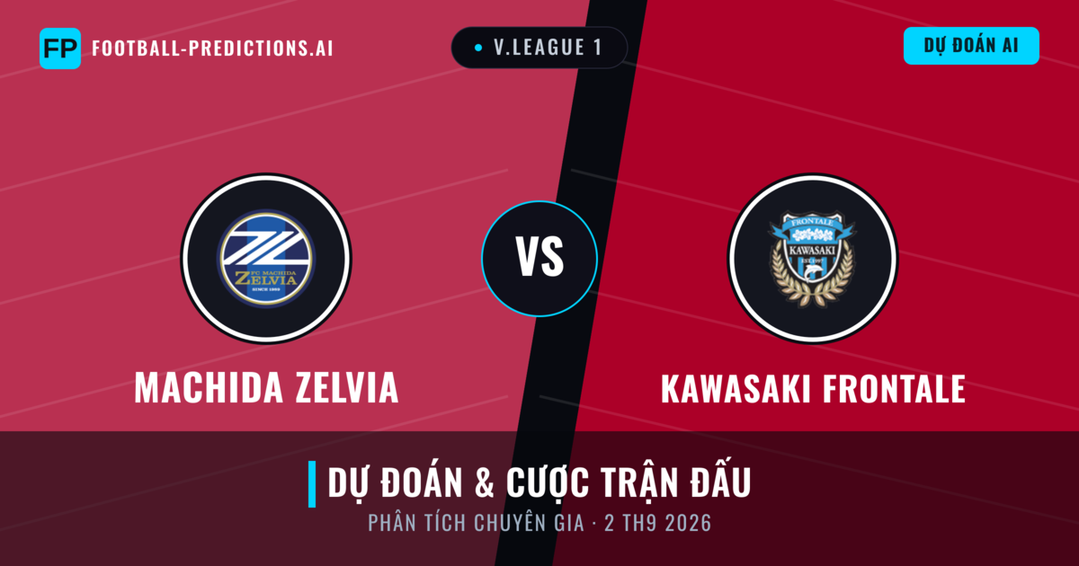 Machida Zelvia vs Kawasaki Frontale — dự đoán và xem trước trận đấu