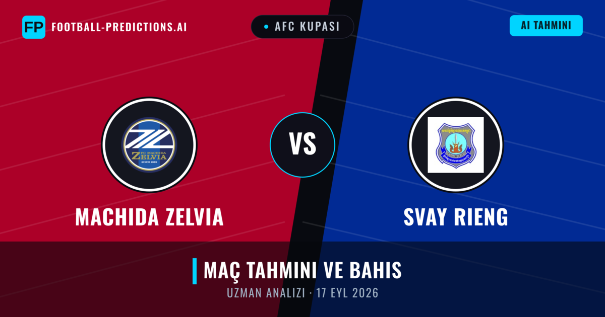 Machida Zelvia - Svay Rieng — maç tahmini ve önizleme