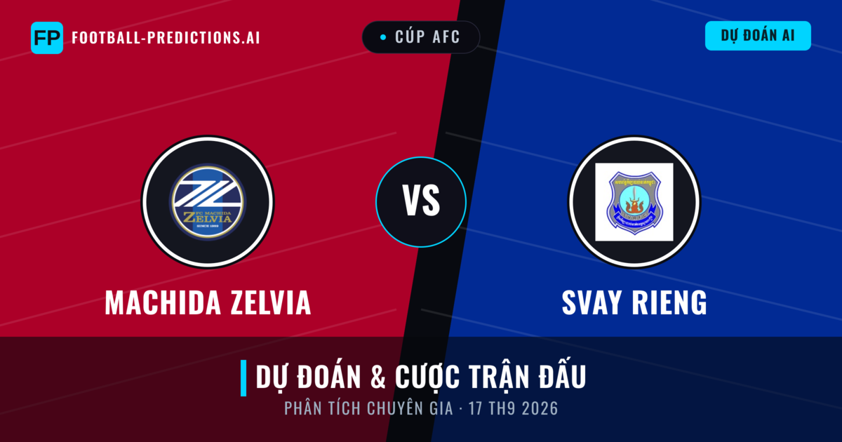 Machida Zelvia vs Svay Rieng — dự đoán và xem trước trận đấu