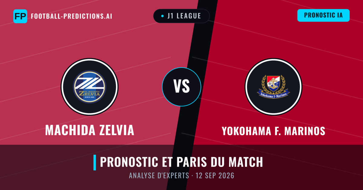 Machida Zelvia vs Yokohama F. Marinos — pronostic et avant-match