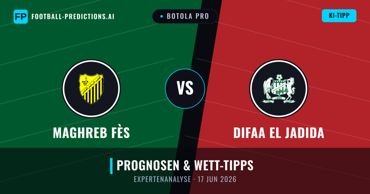 Maghreb Fès vs Difaa EL Jadida — Prognose und Spielvorschau