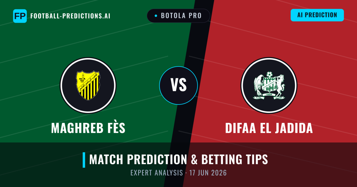 Maghreb Fès vs Difaa EL Jadida — match prediction & preview