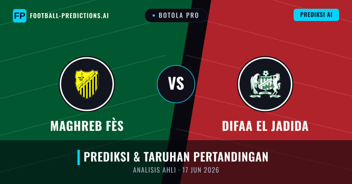 Maghreb Fès vs Difaa EL Jadida — prediksi dan pratinjau pertandingan