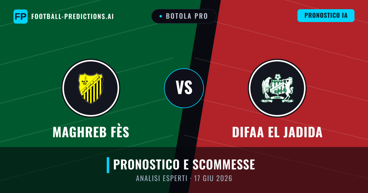 Maghreb Fès vs Difaa EL Jadida — pronostico e anteprima del match