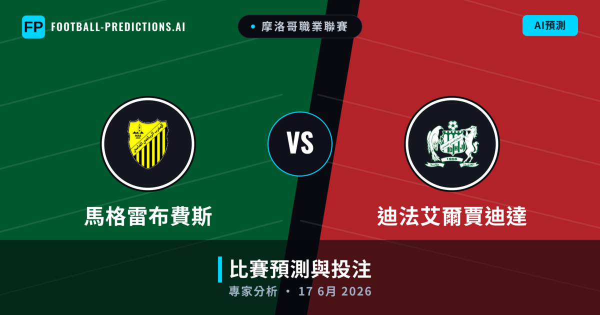 馬格雷布費斯 vs 迪法艾爾賈迪達 — 比赛预测和前瞻