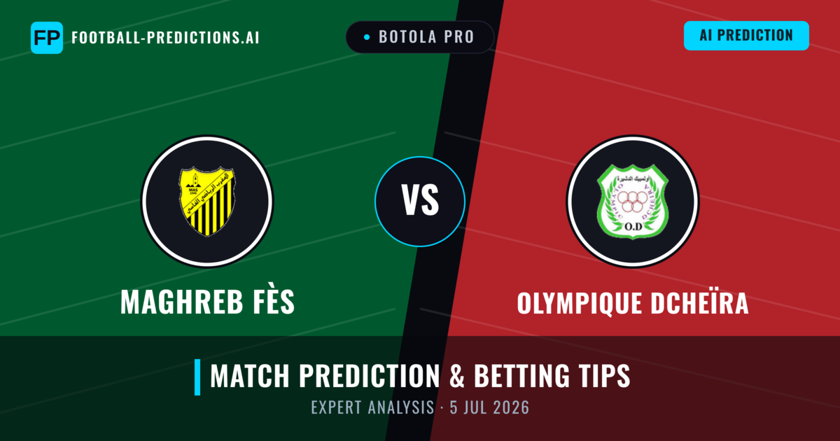 Maghreb Fès vs Olympique Dcheïra — match prediction & preview