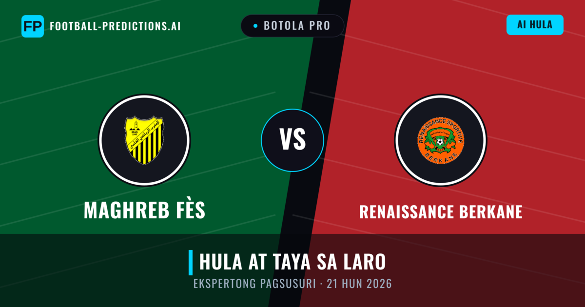 Maghreb Fès vs Renaissance Berkane — hula at preview ng laban