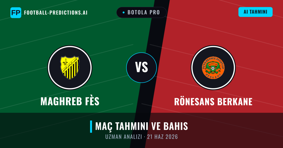 Maghreb Fès - Rönesans Berkane — maç tahmini ve önizleme