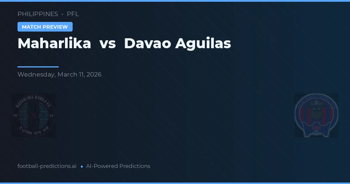 Maharlika vs Davao Aguilas — pronostico e anteprima del match