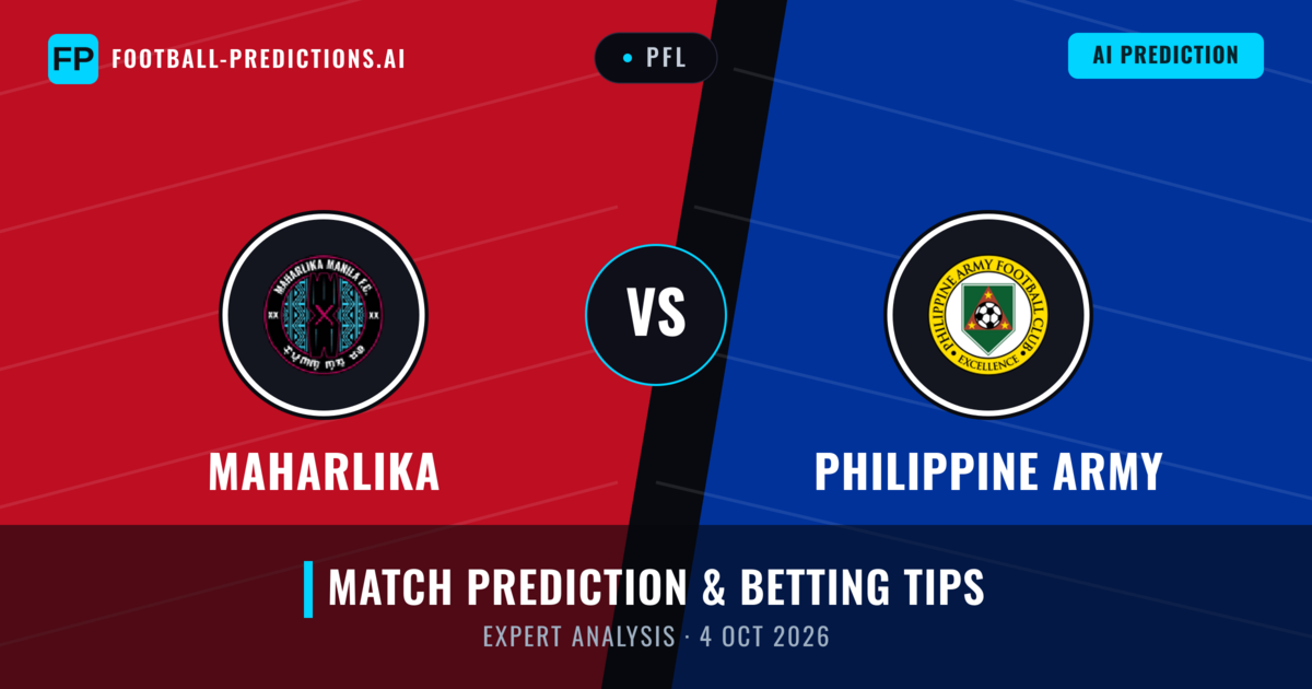 Maharlika vs Philippine Army — match prediction & preview