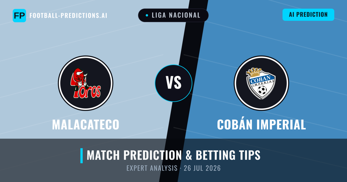 Malacateco vs Cobán Imperial — match prediction & preview