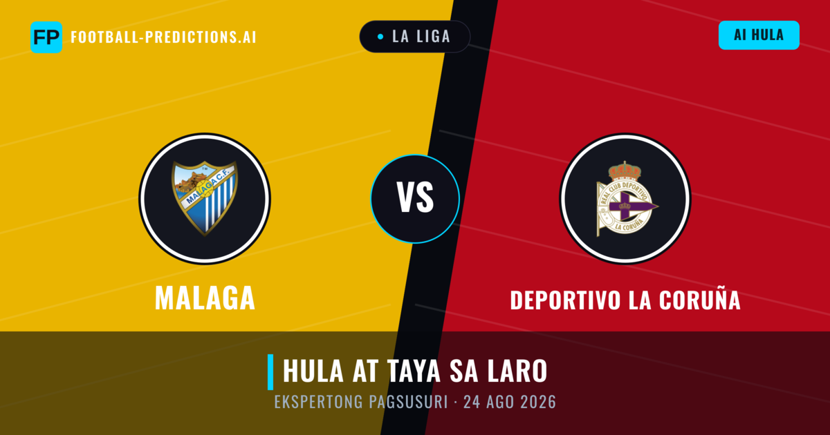 Malaga vs Deportivo La Coruña — hula at preview ng laban