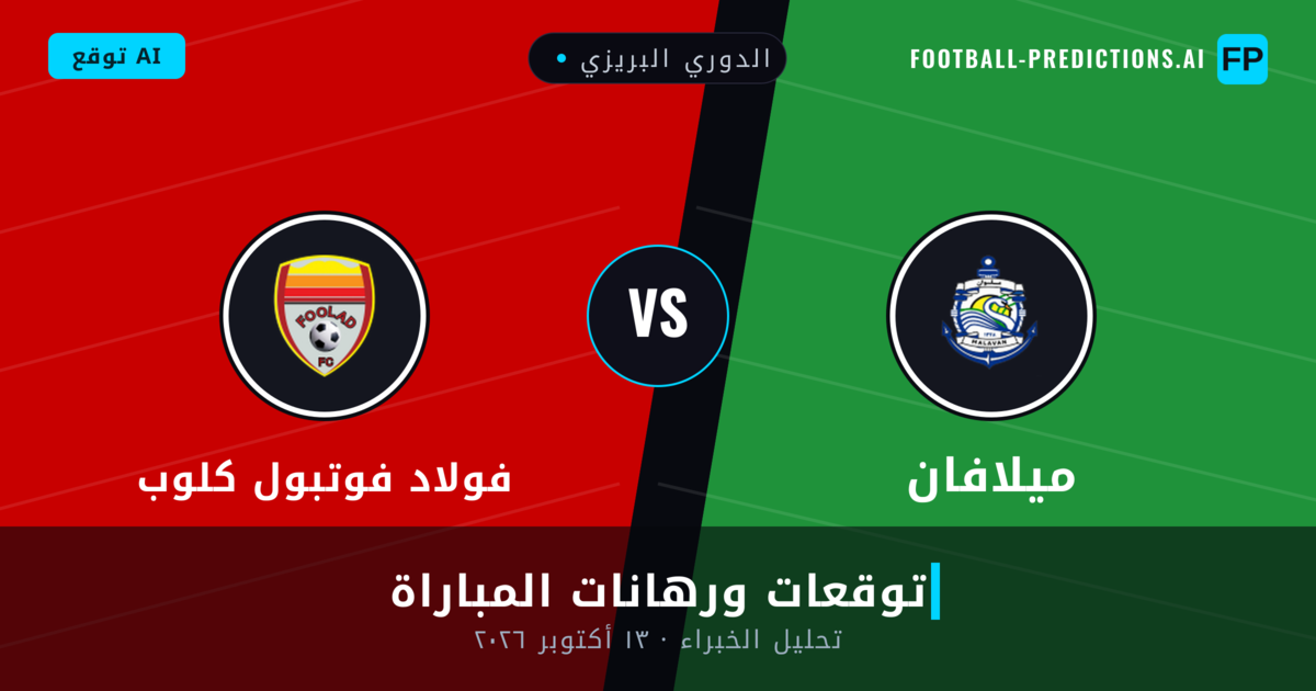 ميلافان ضد فولاد فوتبول كلوب — توقعات ومعاينة المباراة
