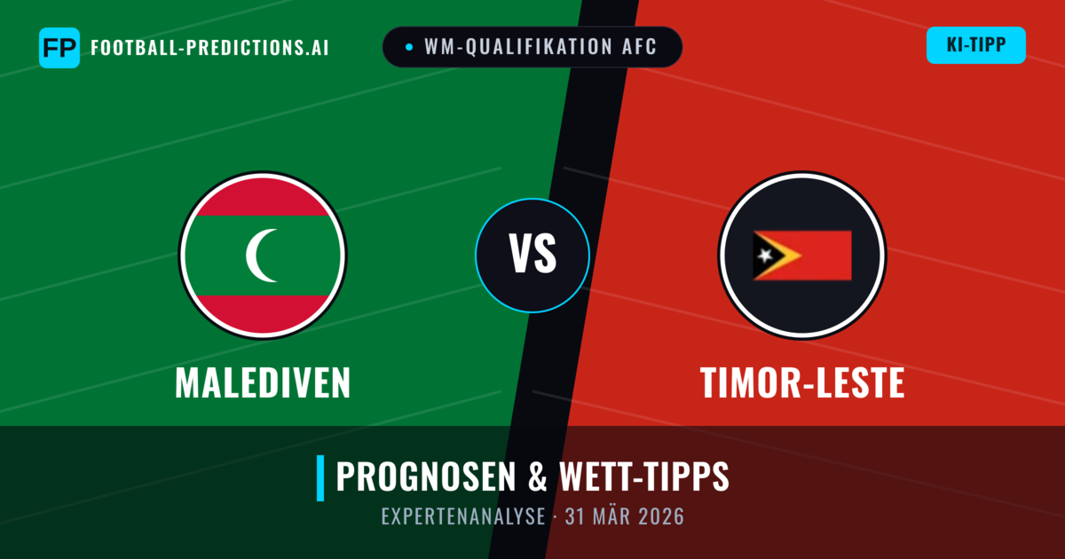 Malediven vs Timor-Leste — Prognose und Spielvorschau