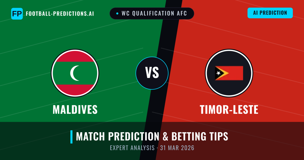 Maldives vs Timor-Leste — match prediction & preview