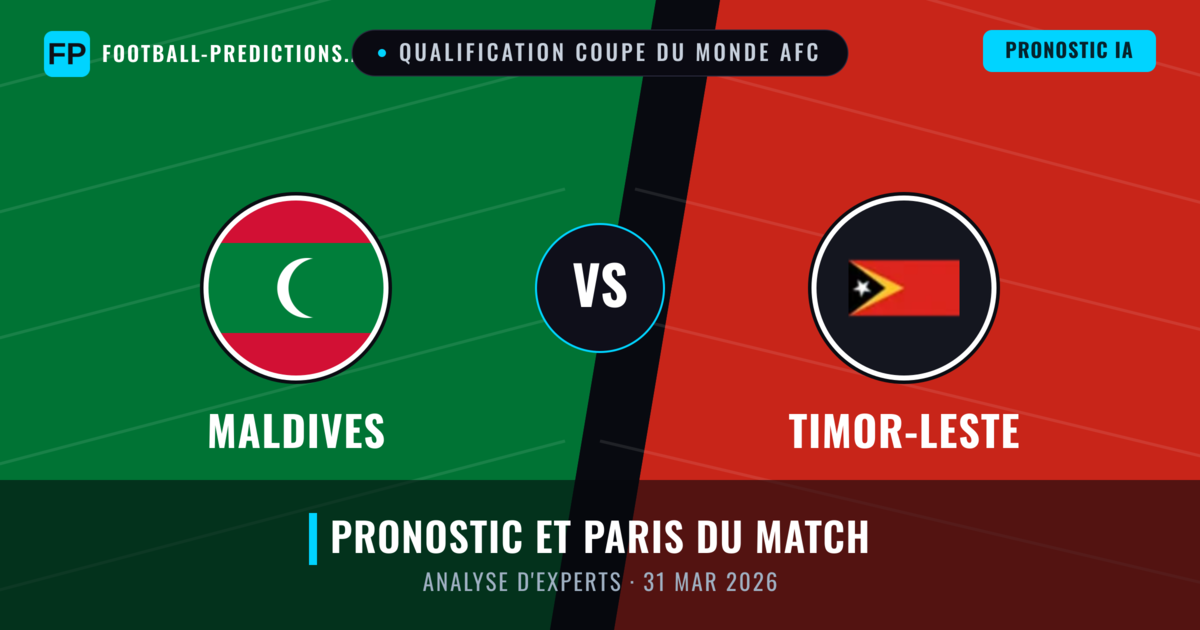Maldives vs Timor-Leste — pronostic et avant-match