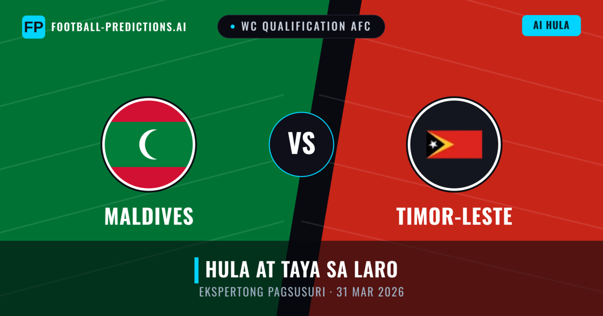 Maldives vs Timor-Leste — hula at preview ng laban
