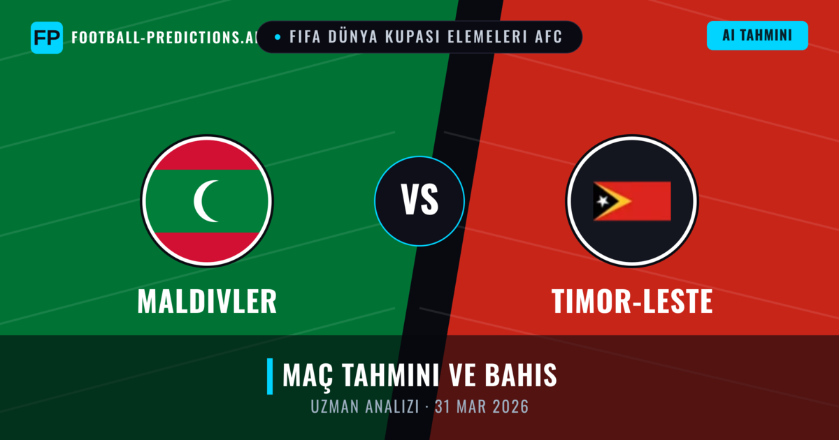 Maldivler - Timor-Leste — maç tahmini ve önizleme