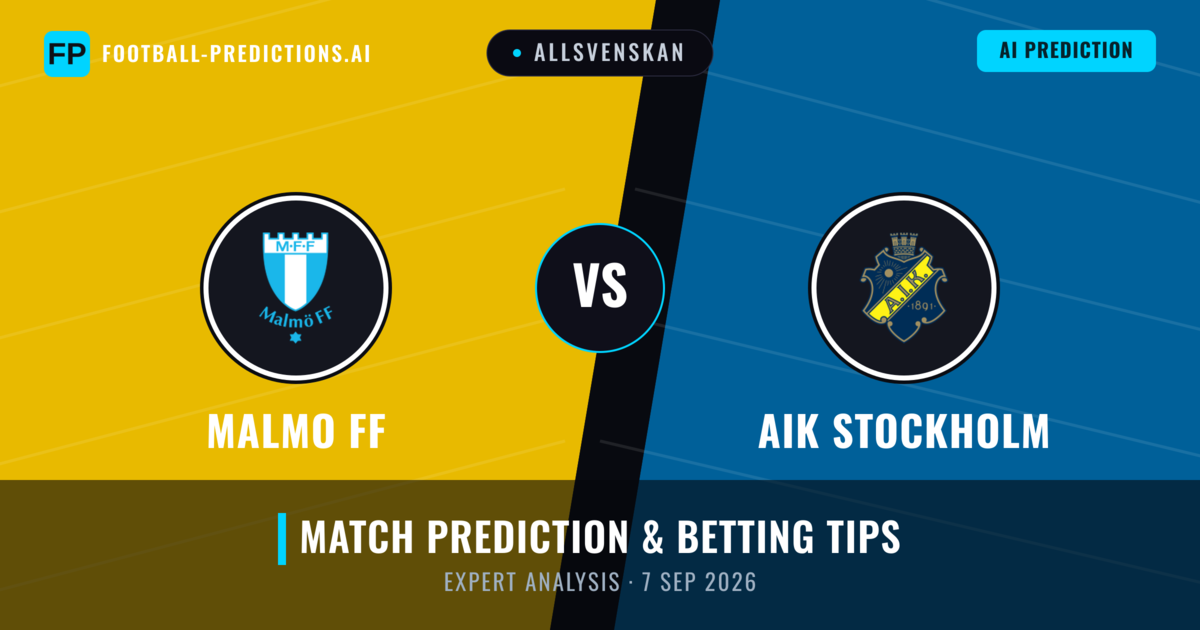 Malmo FF vs AIK Stockholm — match prediction & preview