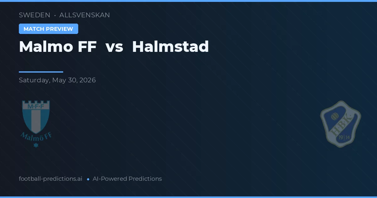 Malmö FF vs Halmstad — pronostico e anteprima del match