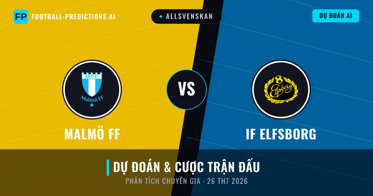 Malmö FF vs IF Elfsborg — dự đoán và xem trước trận đấu