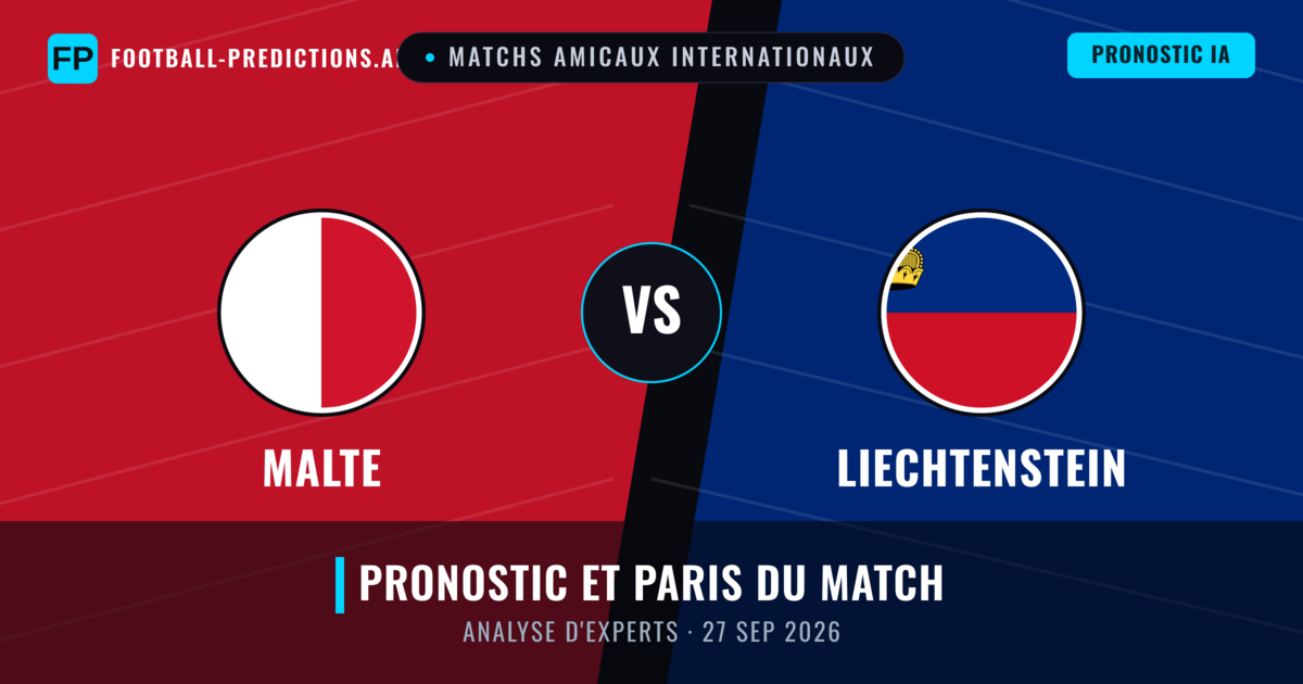 Malte vs Liechtenstein — pronostic et avant-match