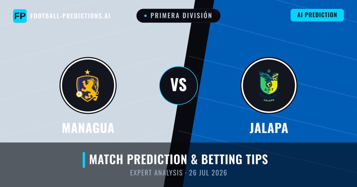 Managua vs Jalapa — match prediction & preview