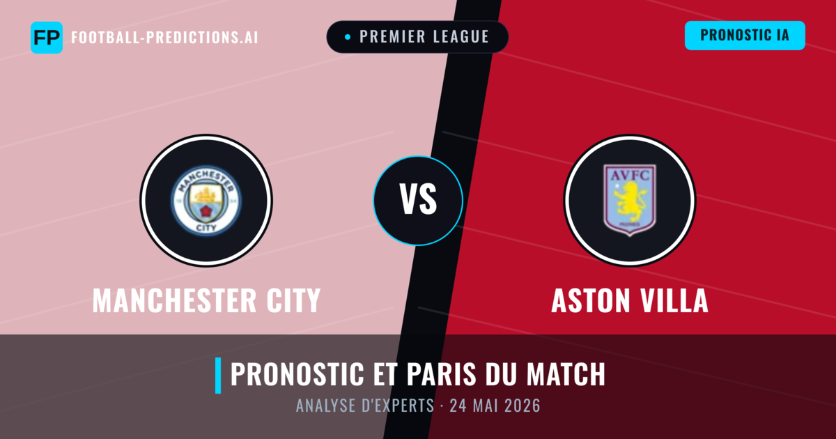 Manchester City vs Aston Villa — pronostic et avant-match