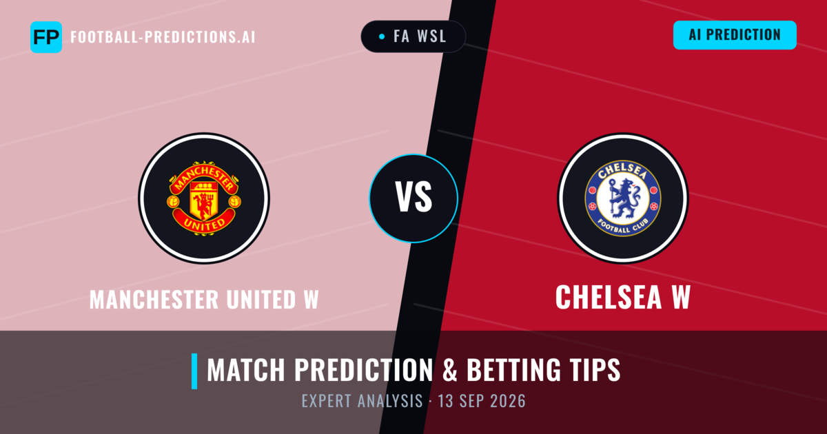 Manchester United W vs Chelsea W — match prediction & preview