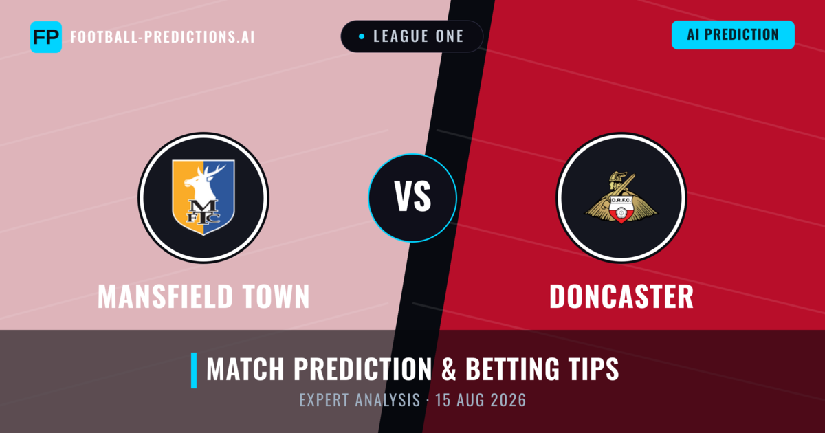 Mansfield Town vs Doncaster — match prediction & preview