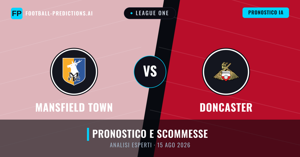 Mansfield Town vs Doncaster — pronostico e anteprima del match