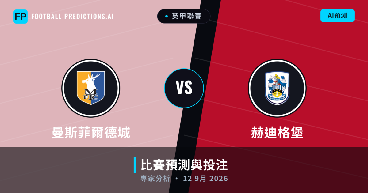 曼斯菲爾德城 vs 赫迪格堡 — 比赛预测和前瞻
