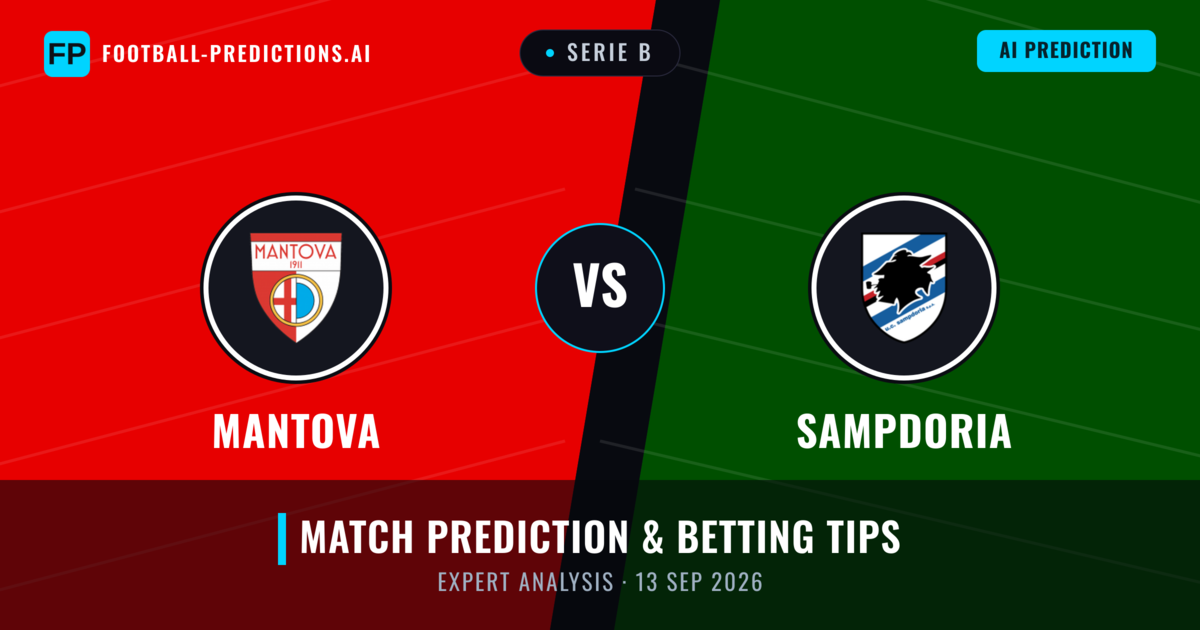 Mantova vs Sampdoria — match prediction & preview