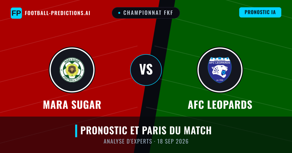 Mara Sugar vs AFC Leopards — pronostic et avant-match