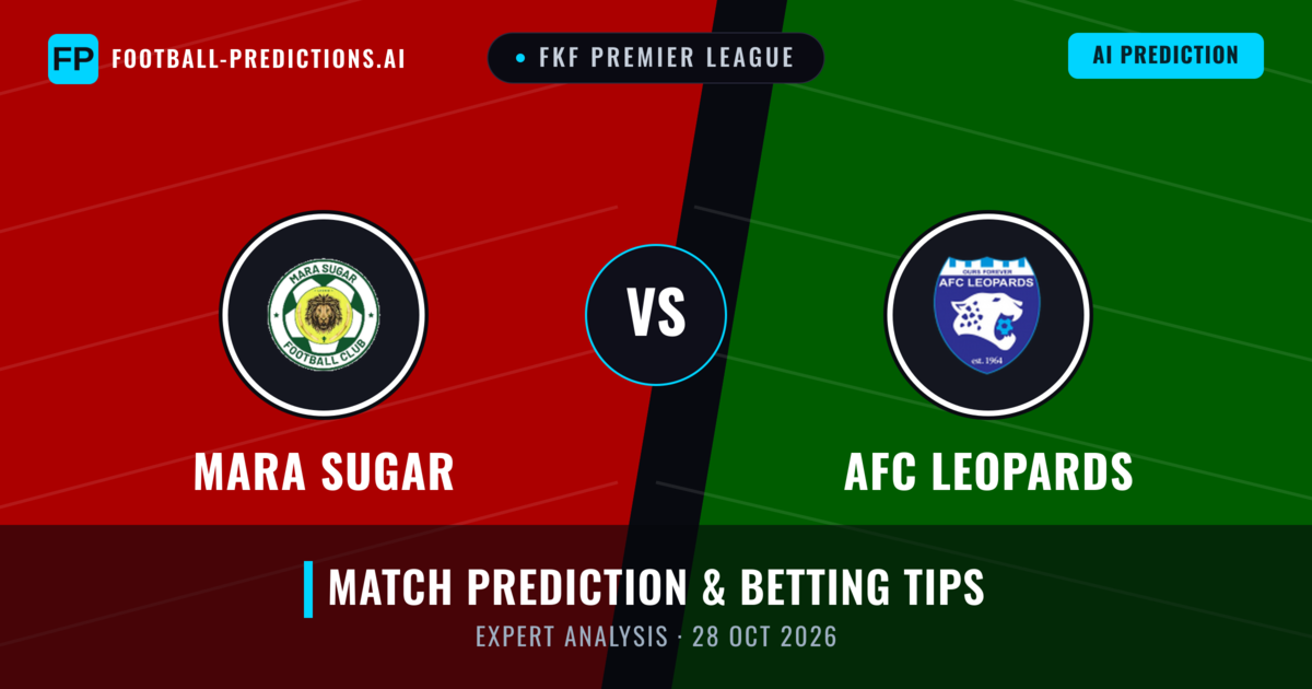 Mara Sugar vs AFC Leopards — match prediction & preview
