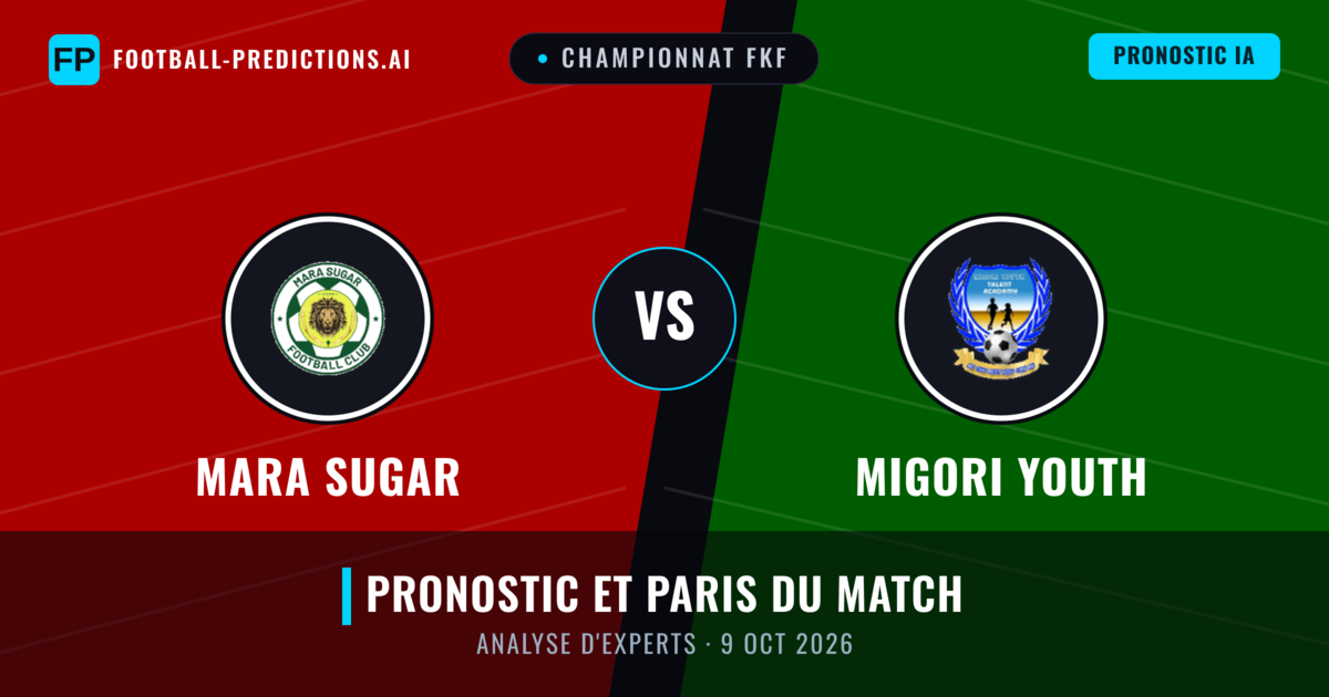 Mara Sugar vs Migori Youth — pronostic et avant-match