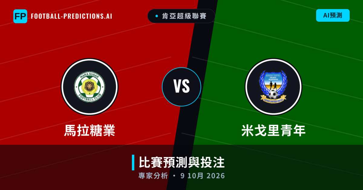 馬拉糖業 vs 米戈里青年 — 比赛预测和前瞻