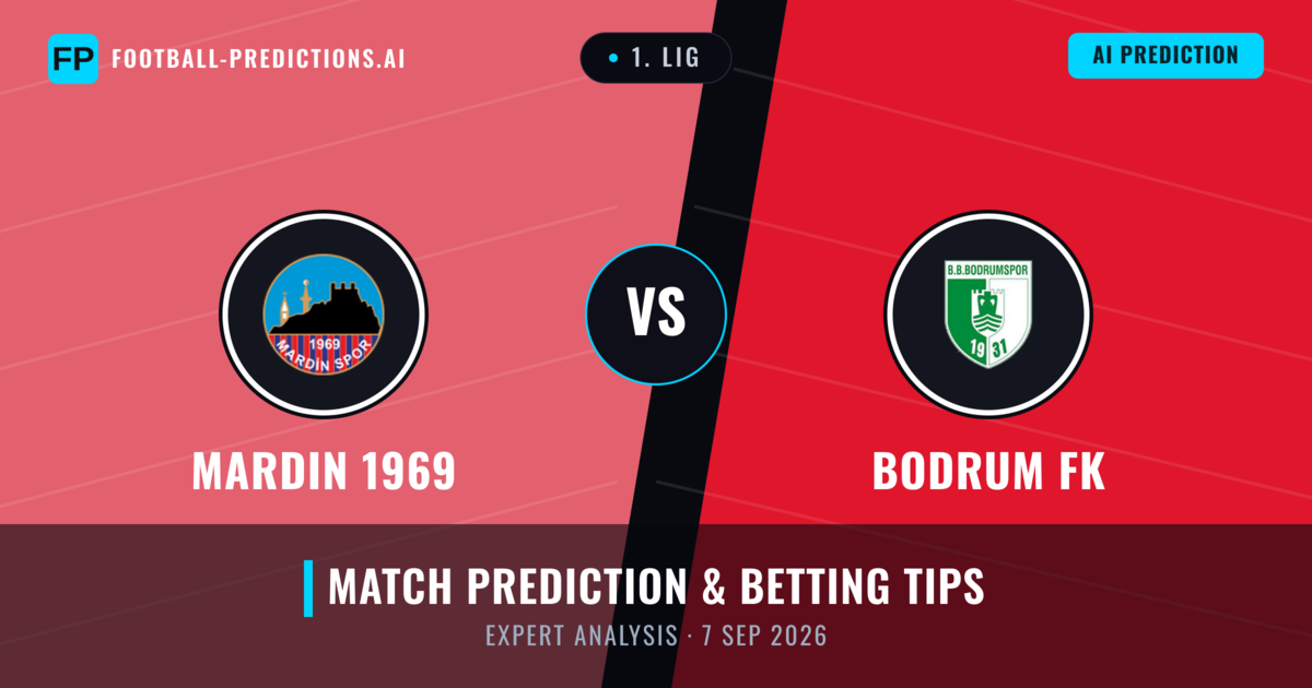 Mardin 1969 vs Bodrum FK — match prediction & preview